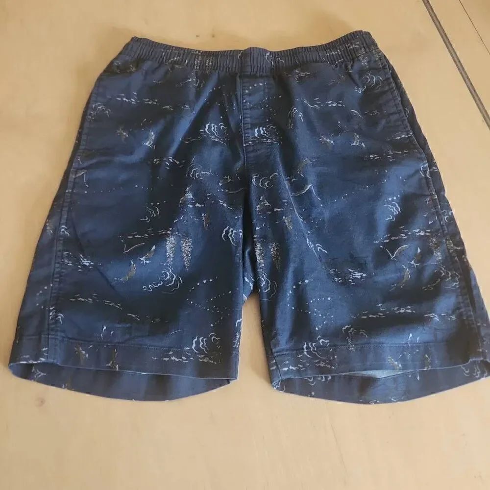 Uniglo drawstring chino navy shorts men's size S